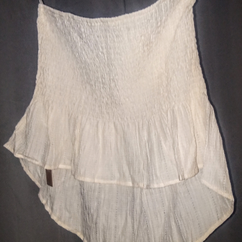 SHEIN Cream Textured Skirt